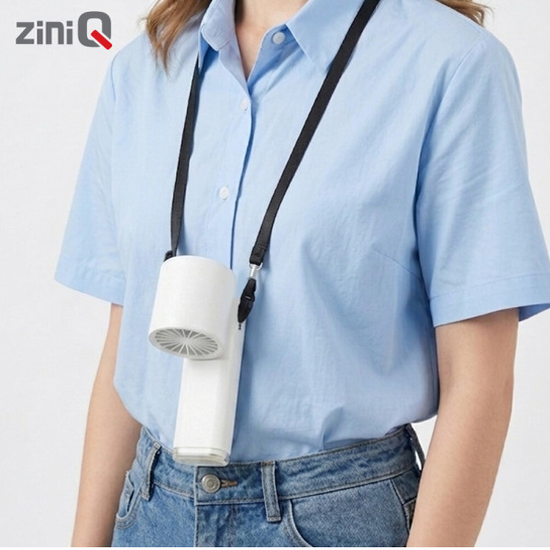 지니큐 아이스쿨링팬 BLDC 휴대용 미니탁상용 접이식 