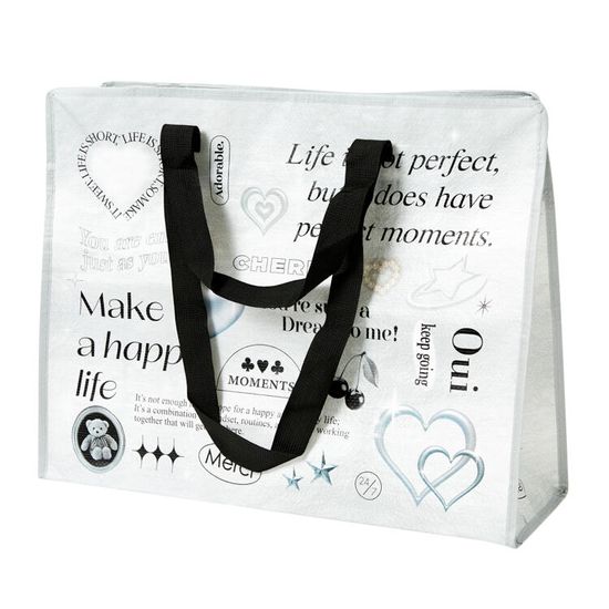 아트박스 실버하트 쇼핑백