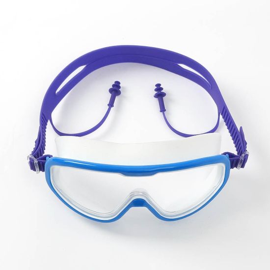 블루돌핀 고글 물안경 물놀이 투명 수경 블루화이트
