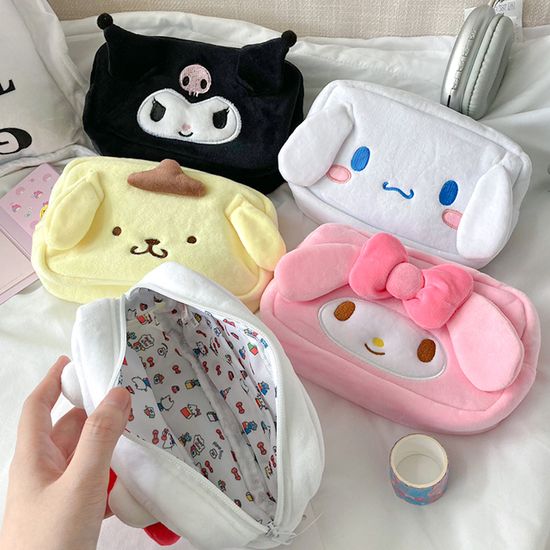 산리오 캐릭터 파우치 필통 케이스 학생 미니가방 6종