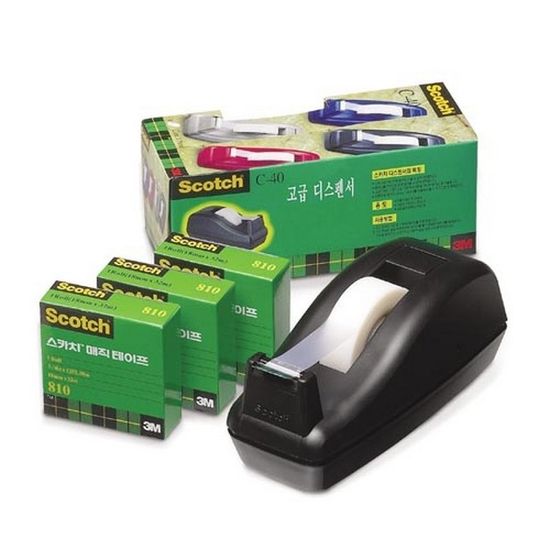 3M 매직테이프기획팩 SM-3DEAL C-40디스펜서+3롤