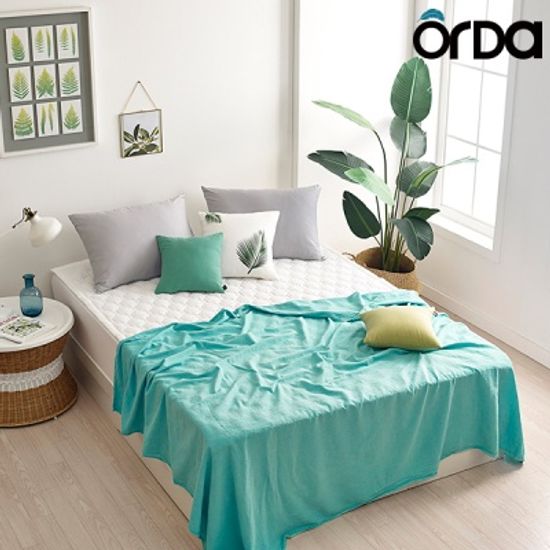 [오르다] 워싱 네이쳐 면모시 이불 싱글
