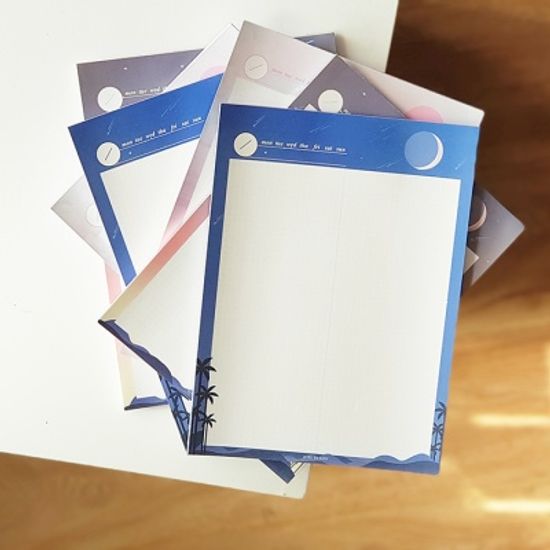 ICIEL 일상 그리드 노트 패드(L)-오늘은