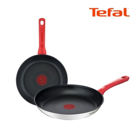 테팔 에디션 레드 인덕션 프라이팬 20+26cm