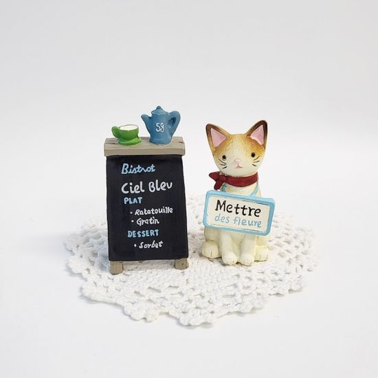 고양이 샤샤의 카페 데코 2p set