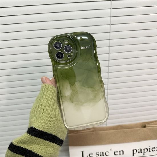 갤럭시 s23 s22 s21 포레스트 그린 그라데이션 케이스