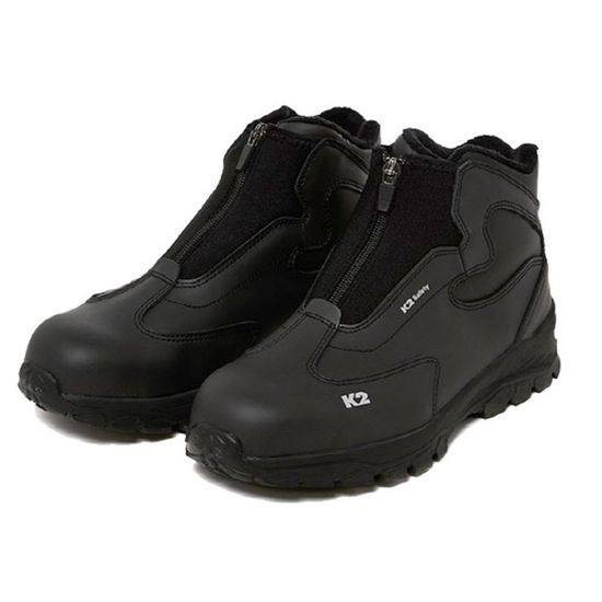K2 6in 방한 동계 지퍼 안전화 블랙(WBB08BB)