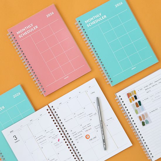2026 기본 A5 먼슬리 스케줄러 (스프링)
