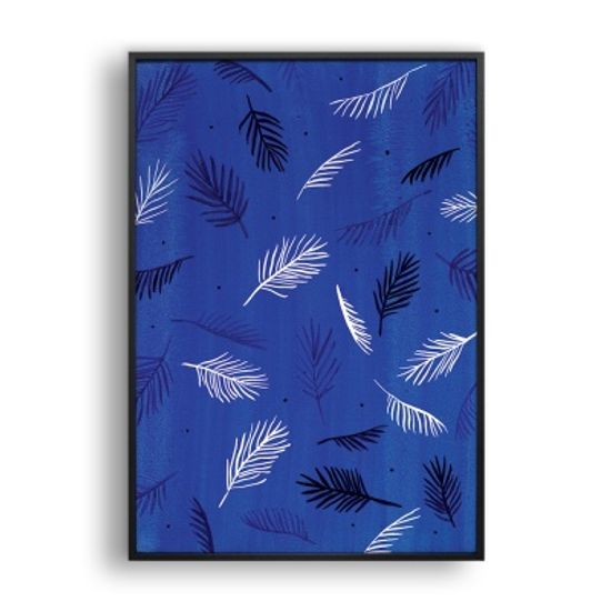 Blue Leaf / 일러스트 액자
