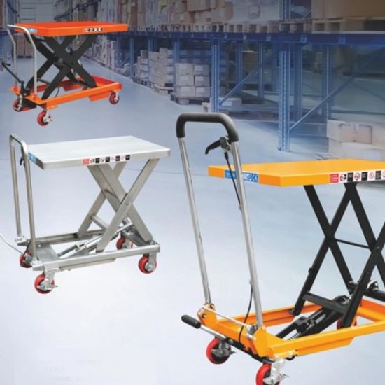 수동 유압 트롤리 상하 리프트 카트 2단 (PTS 350A)