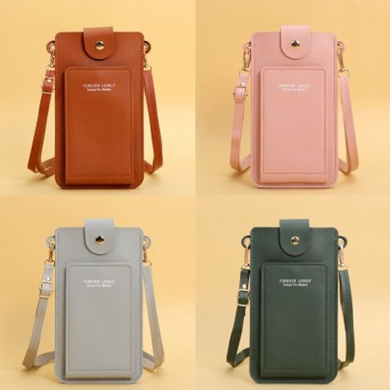 터치스크린 핸드폰 가방 크로스 미니 백 지갑 파우치