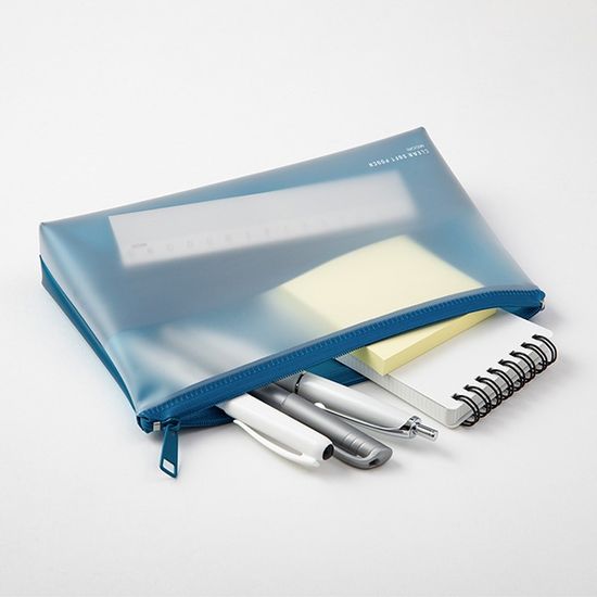  Clear Soft Pouch - 블루