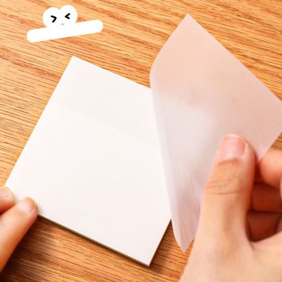투명 메모지 필름 반투명 점착 메모(WC0DC78)