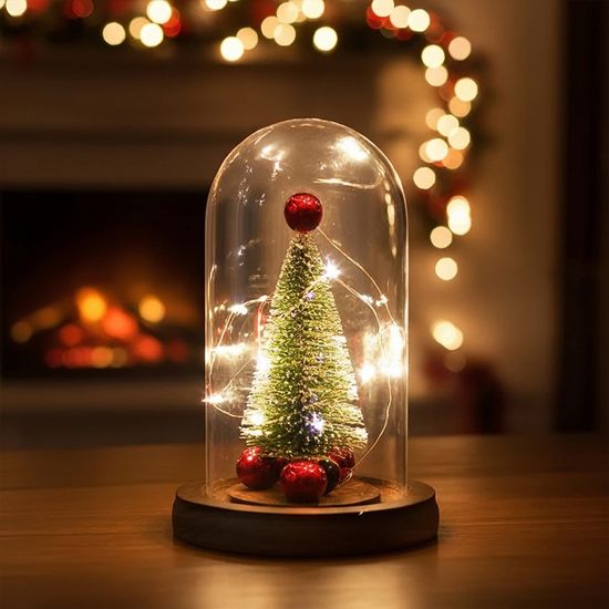 크리스마스 트리 유리돔 무드등 LML-TD01