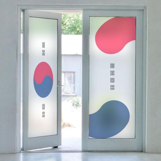 gb893-우리나라태극기_유리문시트지