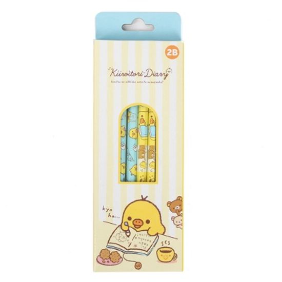 리락쿠마 4본 연필세트 / 2B 육각연필