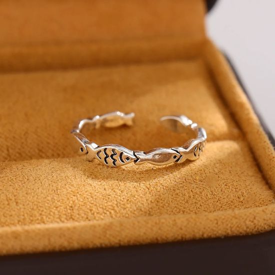 금붕어 물고기 반지 링 애끼 우정 수능 반지 선물 운