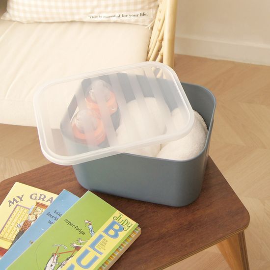 아이엠 리빙박스 수납정리함 S 1+1 손잡이형 공간박스