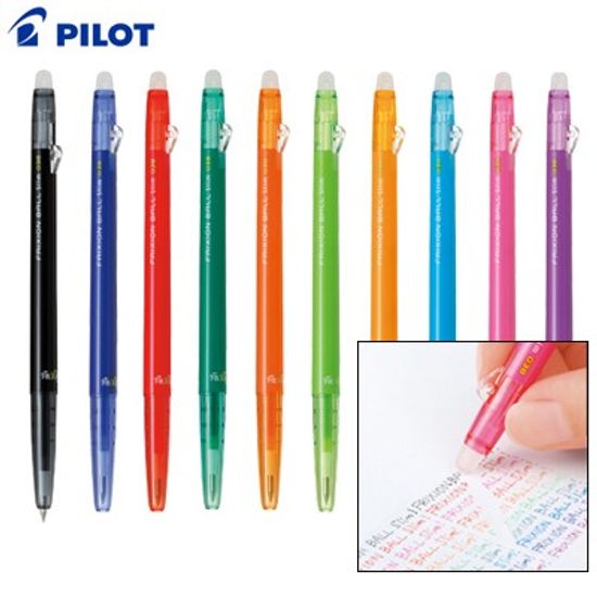 PILOT 파이롯트 프릭션볼 슬림형 노크 젤잉크펜 0.38