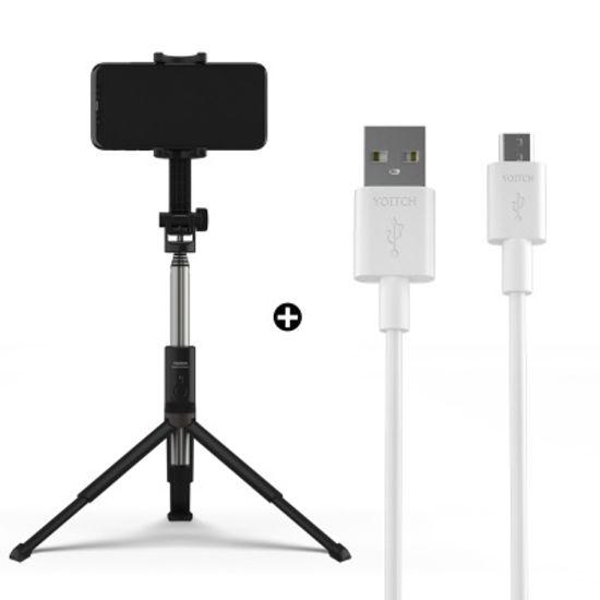 욜로 4세대 스마트폰 무선 블루투스 셀카봉 삼각대