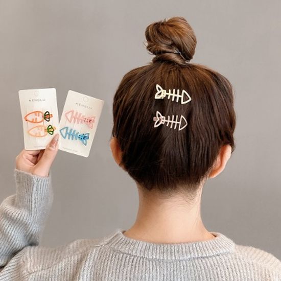 파스텔 컬러 미니 집게 핀 앞머리 옆머리 예쁜 머리삔