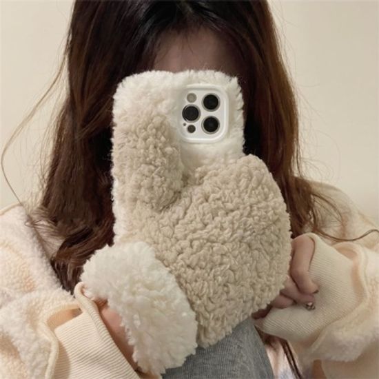 갤럭시 S22 S21 노트20 노트10 뽀글이 털 장갑 케이스