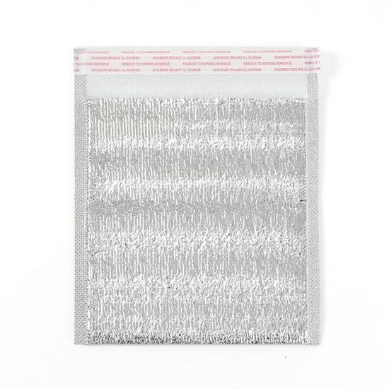 간편 접착식 은박 보냉봉투 50p세트 보냉팩 20cmx20cm