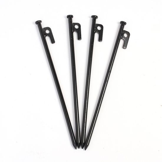 캠핑러브 고강도 단조팩4p세트(30cm) (블랙)
