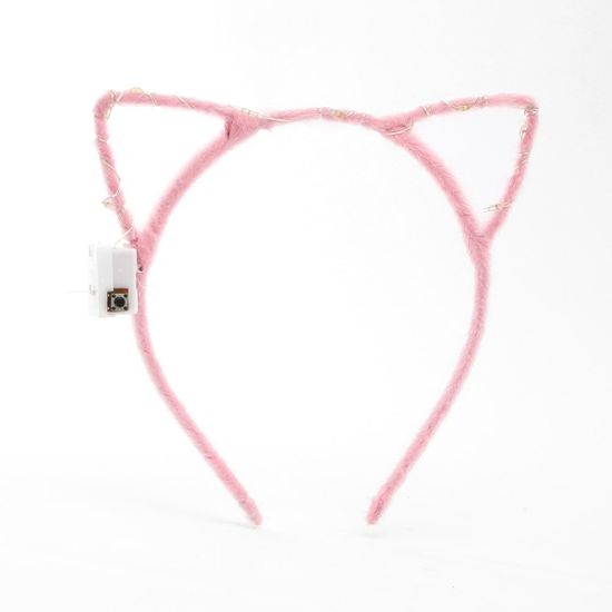 LED 큐티 고양이 머리띠 점멸 이벤트용 동물머리띠
