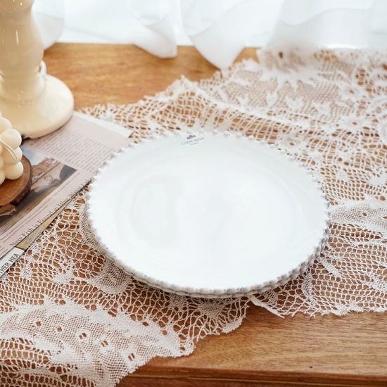 [코스타노바] 화이트펄 샐러드접시(중접시) 22cm