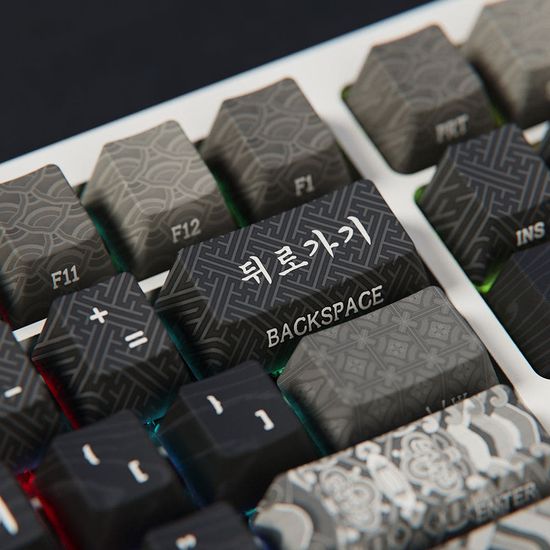 시이닷 모노 단청 유선 LED 기계식 키보드