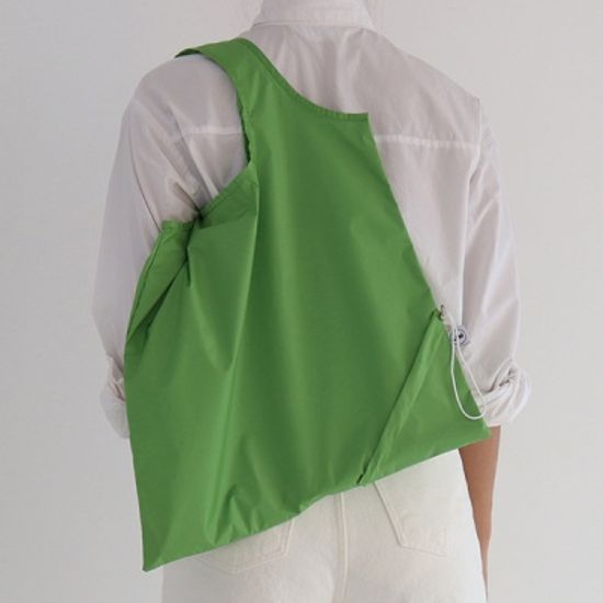 [칼라링백/그라스그린] 에코백/시장가방/보조가방