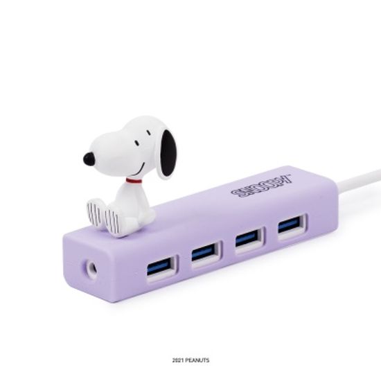 스누피 캐릭터 4PORT USB 3.0 허브