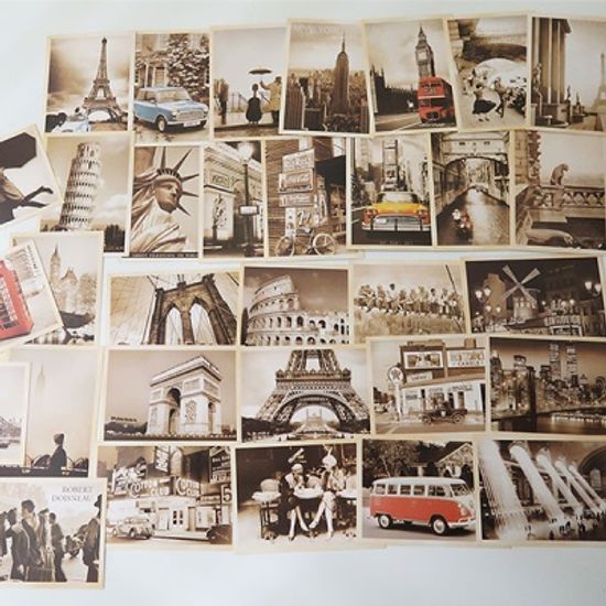 빈티지 감성 엽서세트 32매 2종