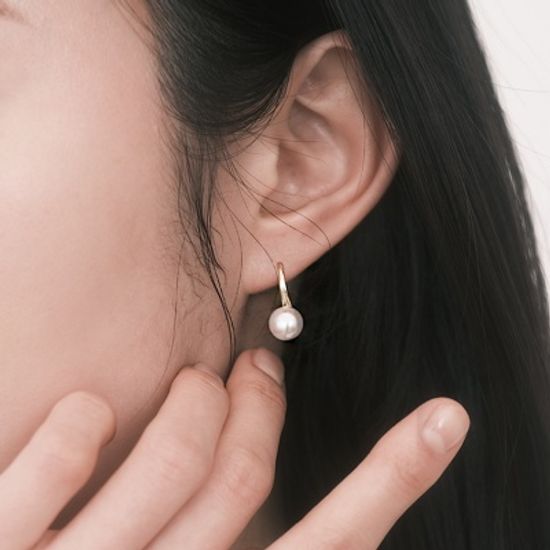 코우코우 92.5 실버 진주 이어링 귀걸이