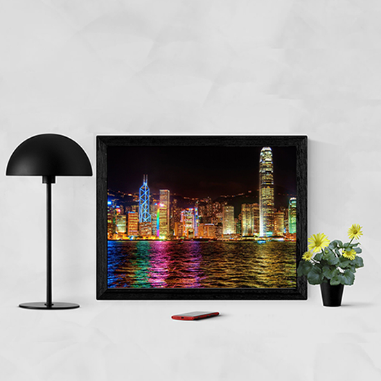 DIY 보석십자수 세트 30x40 빛나는 야경