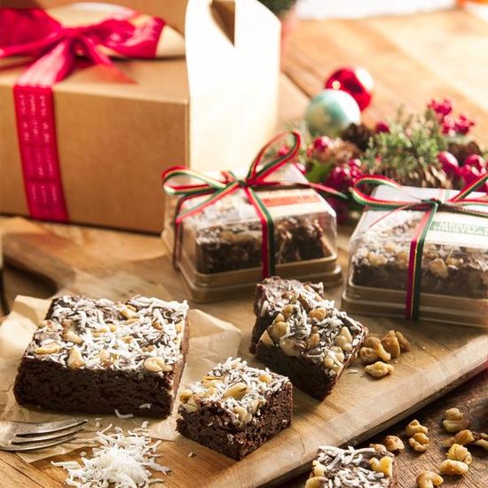 크리스마스 브라우니 포장세트 (1세트)