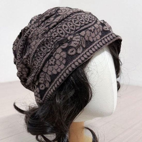 [애슬릿]국내 생산 겨울 레이스 얇은 비니 모자