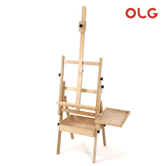 올지 프라임 서랍형이젤 원목 전문가 수납 이젤 높이