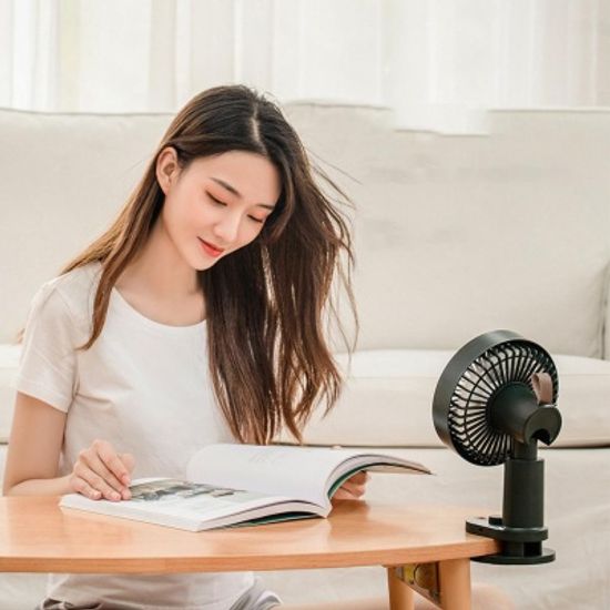 사무실 데스크 폴딩식+벽걸이식 무선 미니선풍기