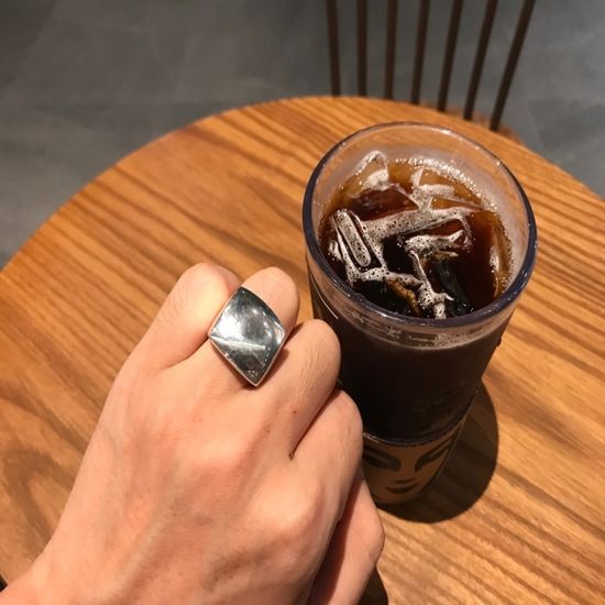 민자 925실버 순은반지 유니크한반지 커플