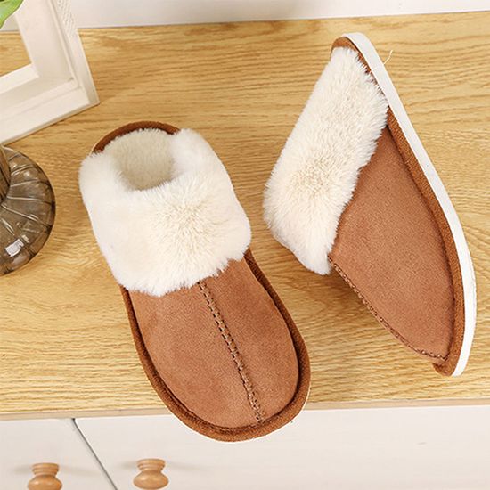 포근하고 따뜻한 겨울 털 방한 사무실화 슬리퍼 3종