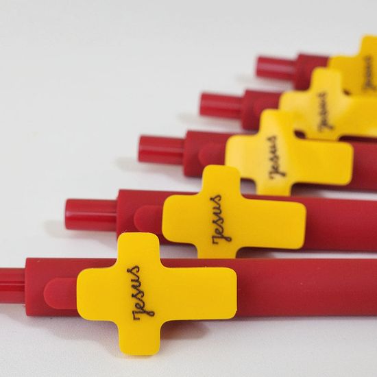 [초롱이와하나님] 노랑 십자가 젤펜