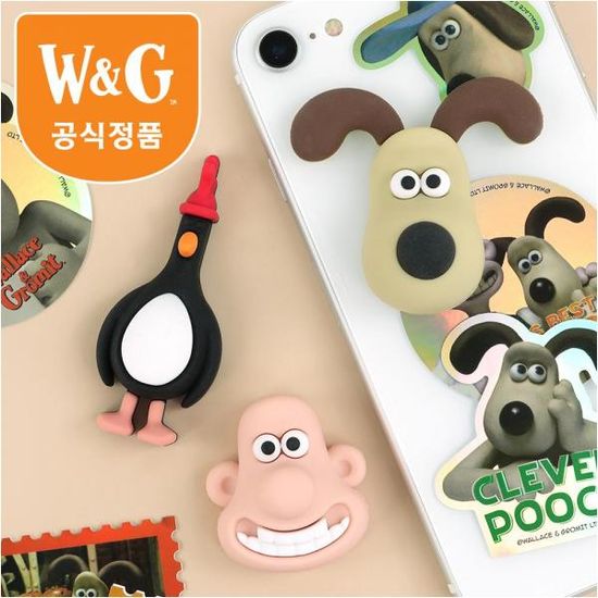 핑크풋 [공식정품]월레스와그로밋피규어스티커
