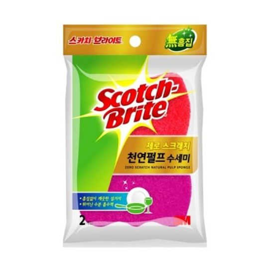 3M 스카치브라이트 천연펄프 수세미 [00197840]