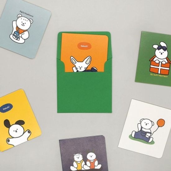 핑크풋 꼬망카드세트