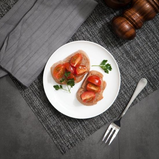 라씨에뜨 본차이나 화이트 원접시 6