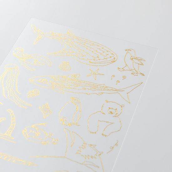 FOIL TRANSFER STICKER - Sea Creatures