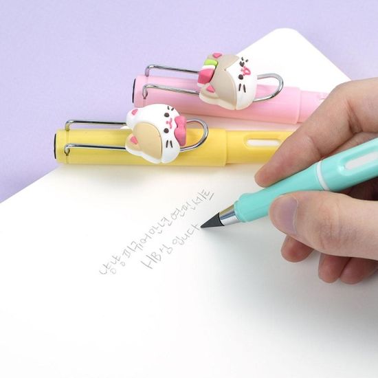 핑크풋 냥냥피규어만년연필세트