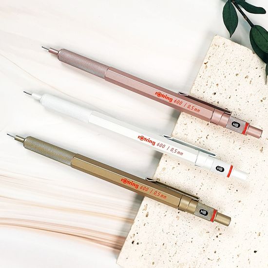 [로트링] 600 샤프 0.5mm (핑크/골드/펄 화이트 택 ) 